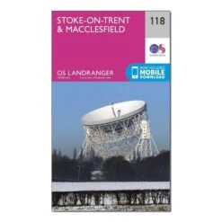 Landranger 118 StokeonTrent Macclesfield Map With Digital Version