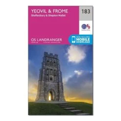Landranger 183 Yeovil & Frome Map With Digital Version -Fishing Club Store go 031626 z