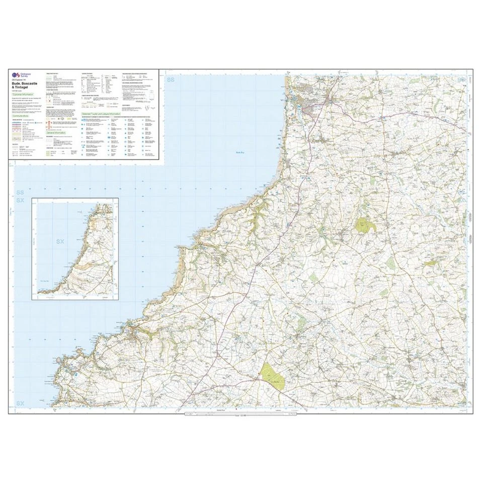 Explorer Active 111 Bude, Boscastle & Tintagel Map With Digital Version 3 Explorer Active 111 Bude, Boscastle & Tintagel Map With Digital Version - Image 3