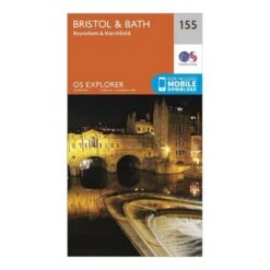 Explorer 155 Bristol & Bath Map With Digital Version -Fishing Club Store go 065363 z