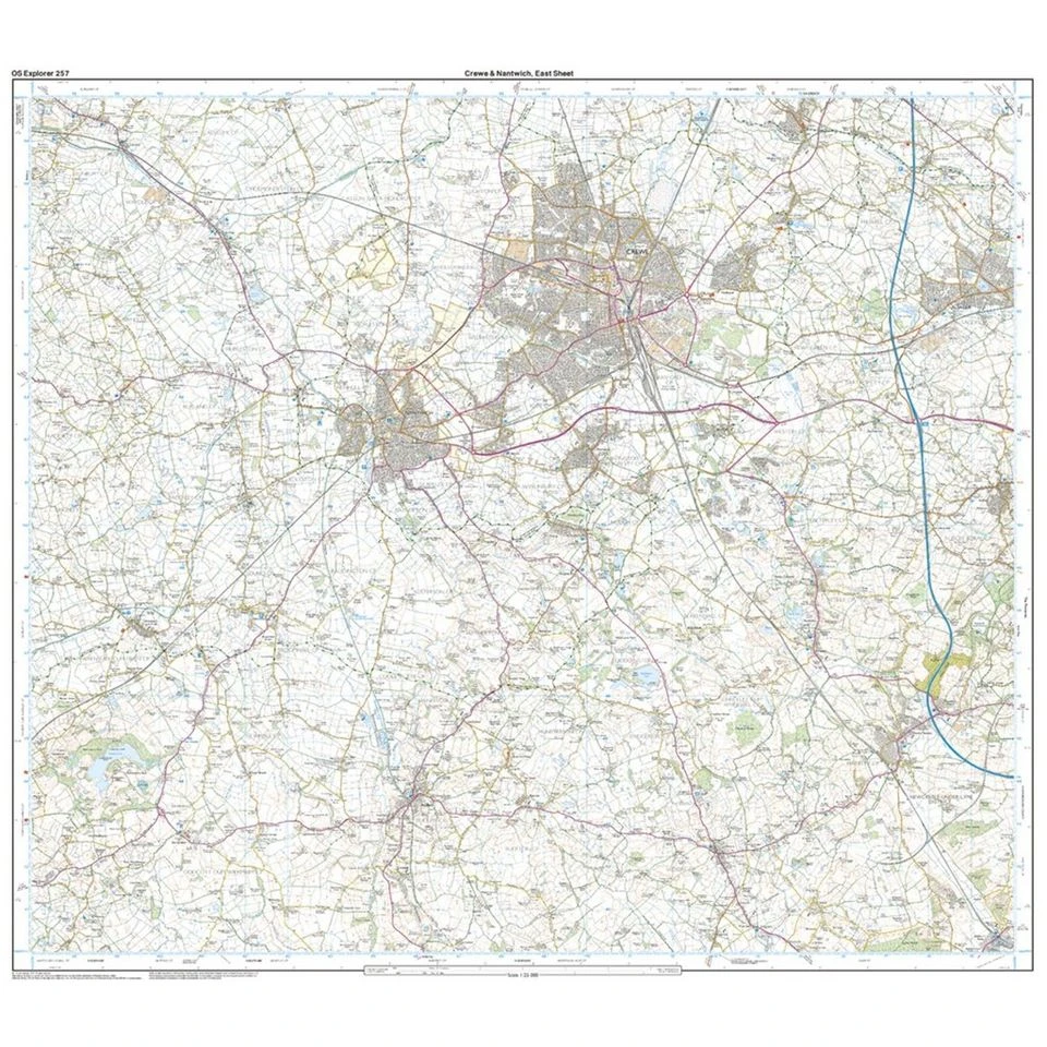 Explorer 257 Crewe Nantwich Map With Digital Version 3 Explorer 257 Crewe Nantwich Map With Digital Version - Image 3