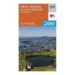Explorer 359 Oban Kerrera Loch Melfort Map With Digital Version -Fishing Club Store go 073434 z