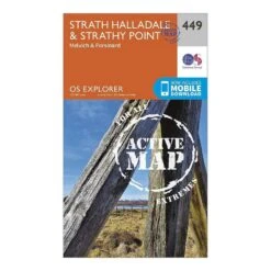 Explorer Active 449 Strath Halladale & Strathy Point Map With Digital -Fishing Club Store go 078105 z