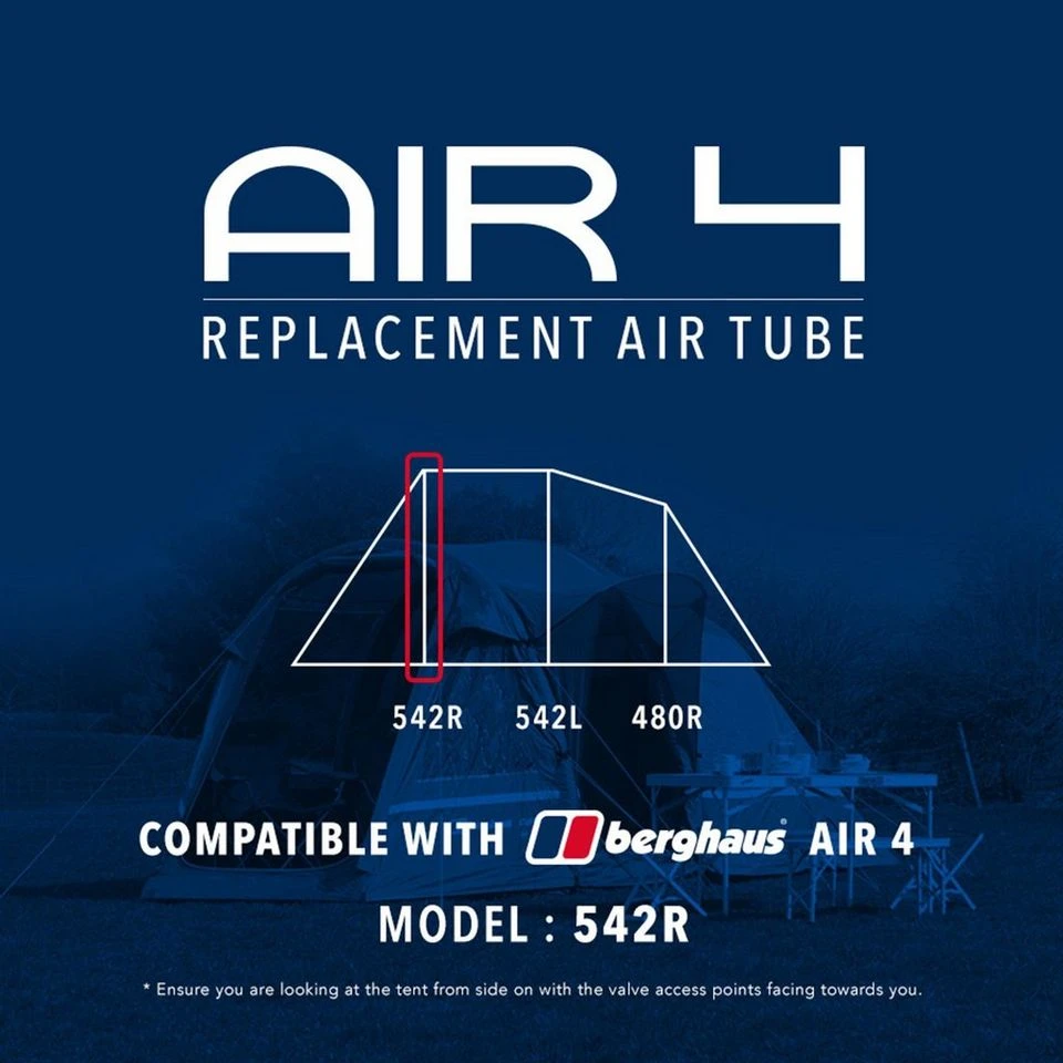 Air 4 Replacement Air Tube (Front - 542R) 3 Air 4 Replacement Air Tube (Front - 542R) - Image 3