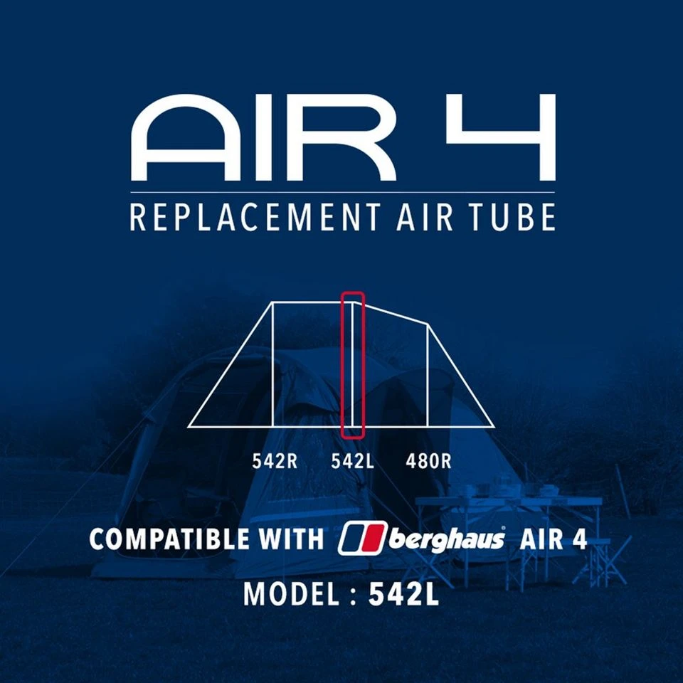 Air 4 Replacement Air Tube (Middle - 542L) 1 Air 4 Replacement Air Tube (Middle - 542L)