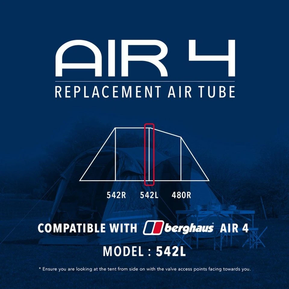Air 4 Replacement Air Tube (Middle - 542L) 3 Air 4 Replacement Air Tube (Middle - 542L) - Image 3