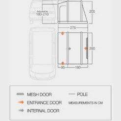 Vango Kilda Low Driveaway Van Awning -Fishing Club Store go 331017 e