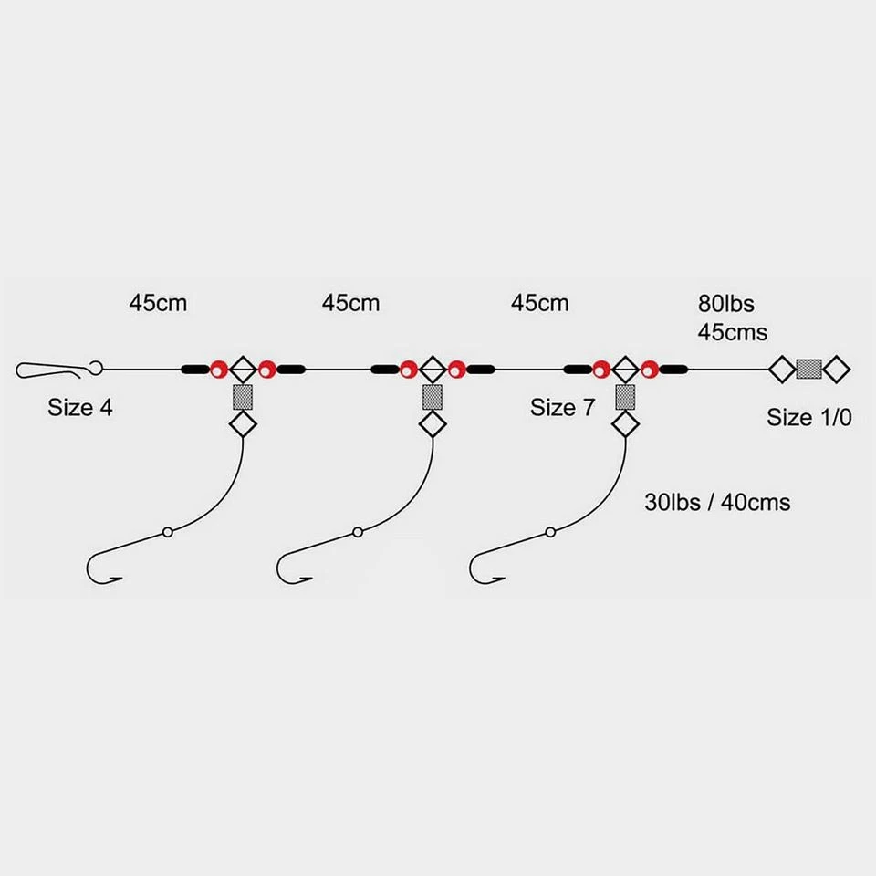 3 Hook Flapper 3 Up (Size 2) 1 3 Hook Flapper 3 Up (Size 2)