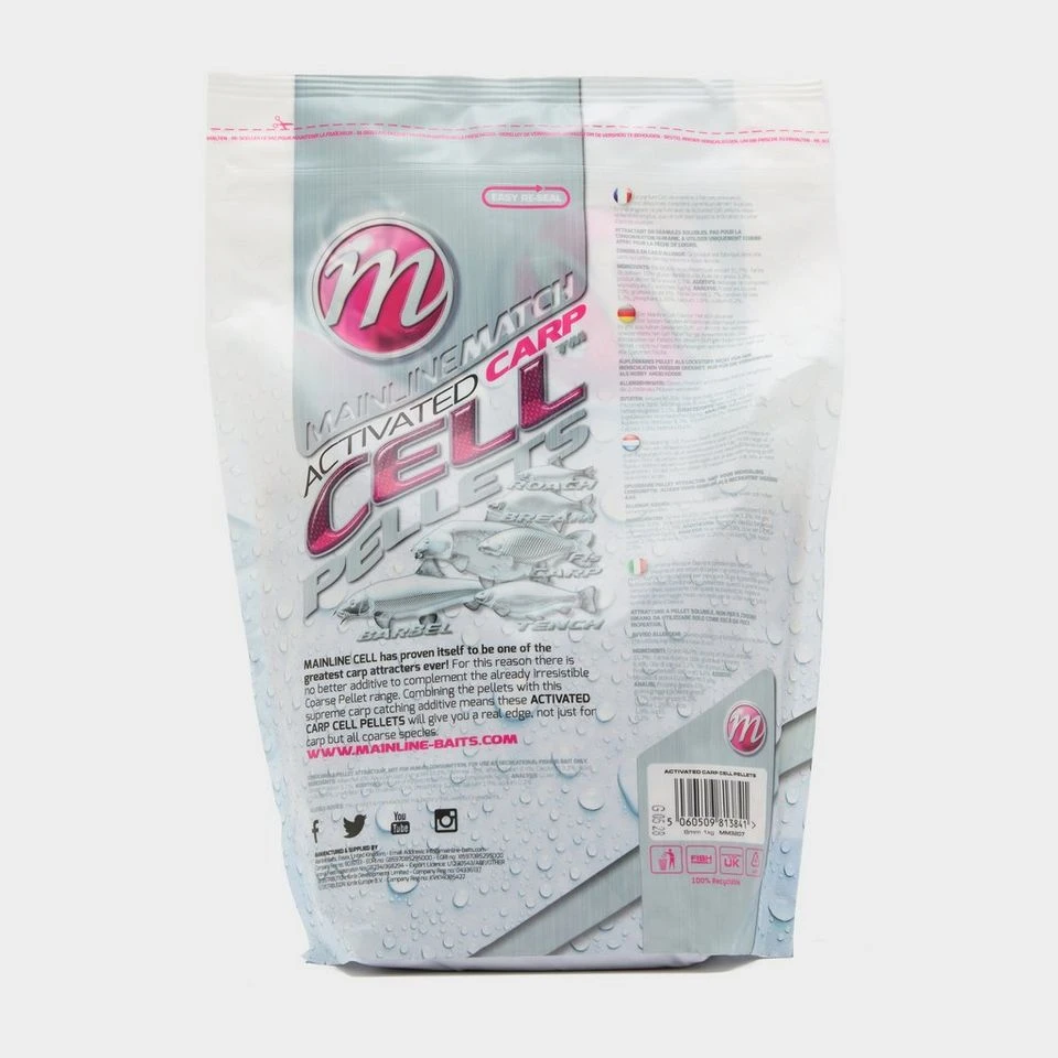Mainline Match Activated Carp Cell Pellets 6mm 2 Mainline Match Activated Carp Cell Pellets 6mm - Image 2