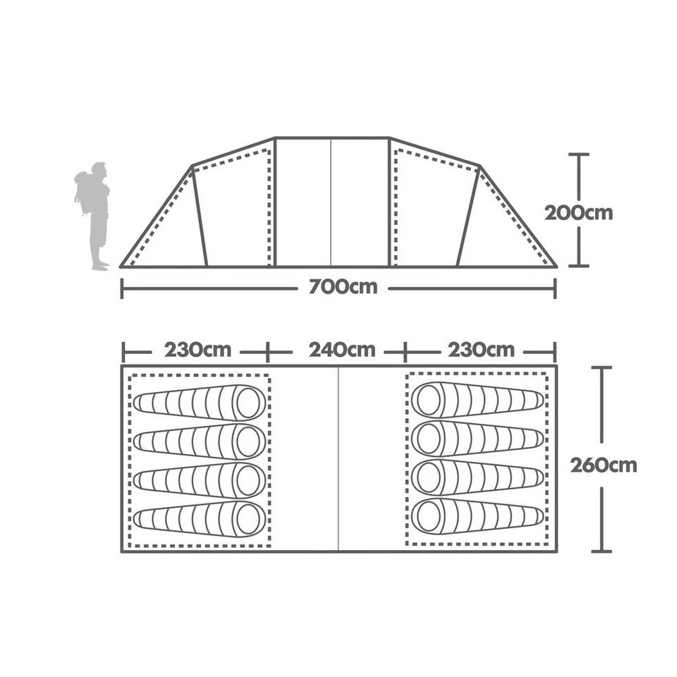 Sendero 8XL Tent 2 Sendero 8XL Tent - Image 2