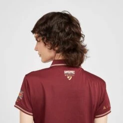 Ladies Team Tech Polo Shirt Burgundy -Fishing Club Store go 517285 g