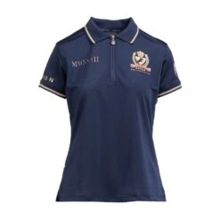 Ladies Team Tech Polo Shirt Navy -Fishing Club Store go 517286 u