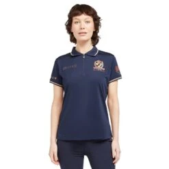 Ladies Team Tech Polo Shirt Navy -Fishing Club Store go 517286 z