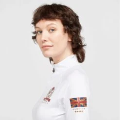 Ladies Team Long Sleeve Base Layer White -Fishing Club Store go 517317 d